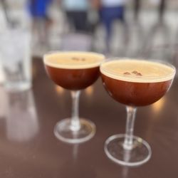 Espresso martinis with a hint of brown butter sugar. What a great twist on an even better drink
