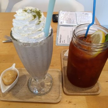 Cafe Maji - Red bean green tea shake, iced tea - Coffee & Tea Near Me - Artesia, California