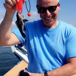 Fish'n Tales Adventures - The smallest Black Sea Bass ever landed on the good ship Northeastern!