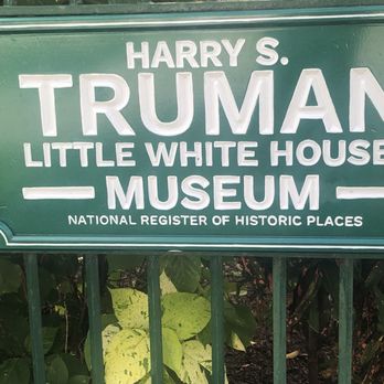 Truman Little White House - Signage - Museums Near Me - Key West, Florida