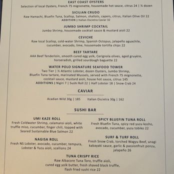 Water Polo - Menu page 1 - Pop-Up Restaurants Near Me - Halifax, Nova Scotia Water Polo - Menu page 1 - Pop-Up Restaurants Near Me - Halifax, Nova Scotia