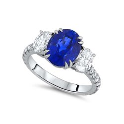 Sapphire and diamond ring at Smythe and Cross