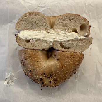 Bayside Bagels And Deli - Everything bagel with cream cheese - Bagels Near Me - Queens, New York Bayside Bagels And Deli - Everything bagel with cream cheese - Bagels Near Me - Queens, New York