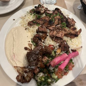 Aladdin's Eatery - Genie's Combo Plate - Mediterranean Near Me - West Chester, Ohio