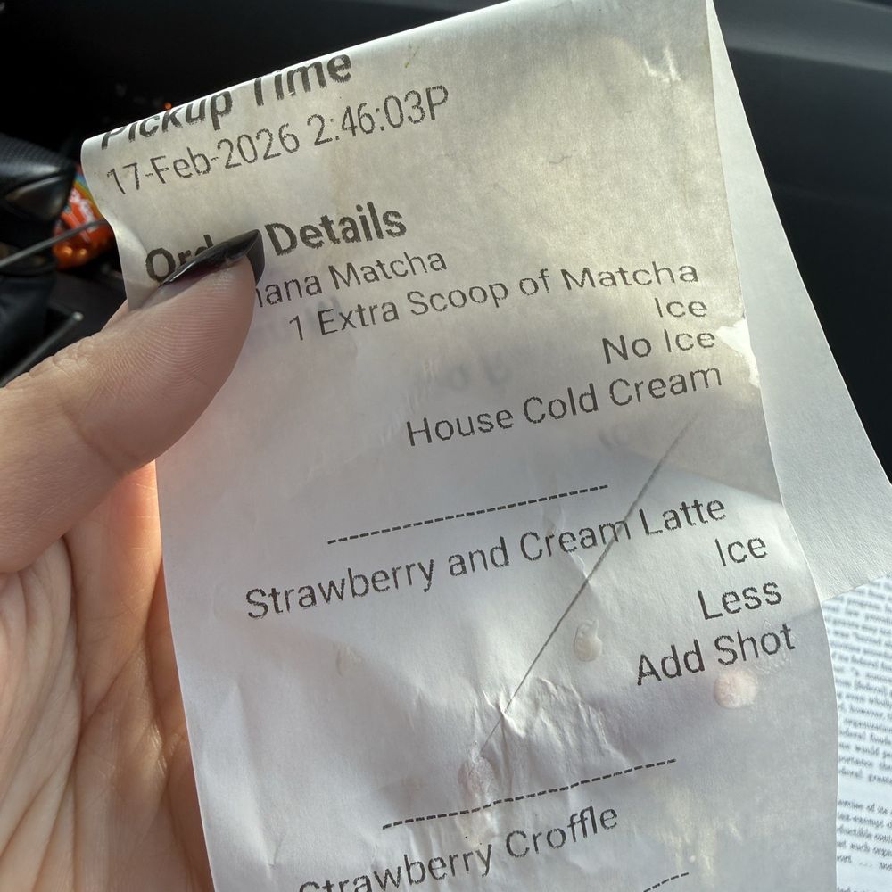 Outpost Coffee - my order specifically asking for no ice for the matcha because it's for later - Coffee & Tea Near Me - Diamond Bar, California Outpost Coffee - my order specifically asking for no ice for the matcha because it's for later - Coffee & Tea Near Me - Diamond Bar, California