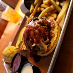 Jim 'N Nick's Bar-B-Q - Pulled pork and  French Fries