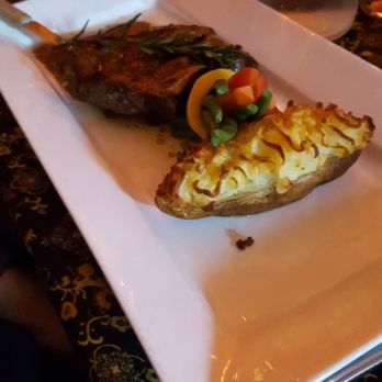 Lula Lounge - The steak and baked potato. Denture wearers, beware! - Latin American Near Me - Toronto, Ontario Lula Lounge - The steak and baked potato. Denture wearers, beware! - Latin American Near Me - Toronto, Ontario
