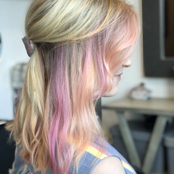 Hair Craft - Highlights and peachy pink tones. - Hair Stylists Near Me - Chicago, Illinois Hair Craft - Highlights and peachy pink tones. - Hair Stylists Near Me - Chicago, Illinois
