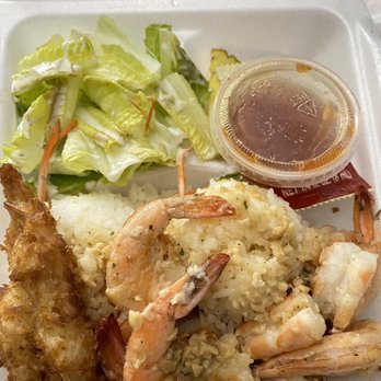 Aloha Shrimp - Garlic shrimp and a piece of coconut shrimp - Food Trucks Near Me - Hauula, Hawaii Aloha Shrimp - Garlic shrimp and a piece of coconut shrimp - Food Trucks Near Me - Hauula, Hawaii