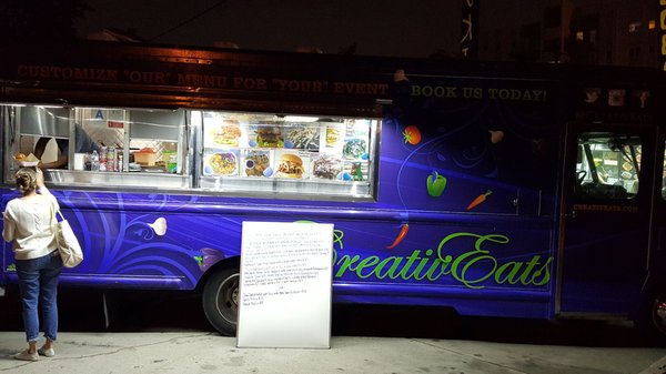 Photo of CreativEats - Hawthorne, CA, United States. The truck in the dark - don't be afraid (05/19/18). #NorthHollywood #EatSeeHear #CreativeEats