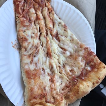 Golden Pizza - two slices of pizza on a paper plate - Pizza Near Me - Bronx, New York