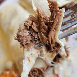 Alejandro's Mexican Grill - Downtown - Wonderful Chimichangas with Shredded Beef.