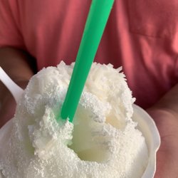 Hawaiian Ice Cones - Haupia shave ice