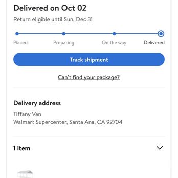 Walmart Supercenter - I went to Walmart & they couldn't find my order when a employee named Anthony signed for it - Department Stores Near Me - Santa Ana, California Walmart Supercenter - I went to Walmart & they couldn't find my order when a employee named Anthony signed for it - Department Stores Near Me - Santa Ana, California