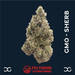 Cannabis Gram Dispensary Delivery - GMO - SHERB grown by Fig Farms Cultivation.