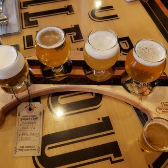 Auburn Alehouse - Cool and delicious beer flight!! - American Near Me - Auburn, California Auburn Alehouse - Cool and delicious beer flight!! - American Near Me - Auburn, California