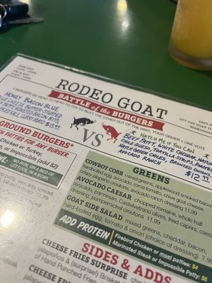 Menu photo 1 Rodeo Goat Dallas, TX