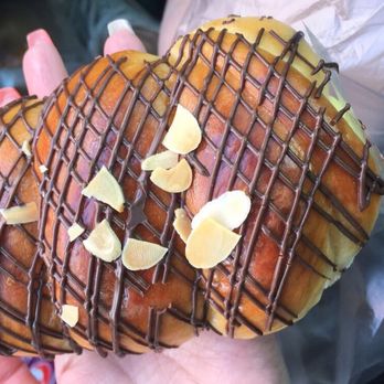 Panash Bakery - Chocolate croissant: filled with Custard and chocolate drizzle - Bakeries Near Me - Markham, Ontario Panash Bakery - Chocolate croissant: filled with Custard and chocolate drizzle - Bakeries Near Me - Markham, Ontario