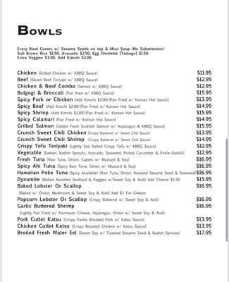 Menu photo 8 Chow-Ya Lompoc, CA