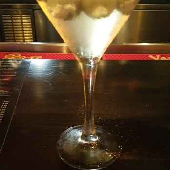 Marlow's Tavern - Dirty Martini with stuffed blue cheese olives....yum! - New American Near Me - Orlando, Florida Marlow's Tavern - Dirty Martini with stuffed blue cheese olives....yum! - New American Near Me - Orlando, Florida