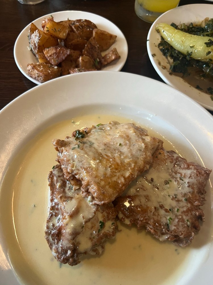 Whitefish Francese & side of Italian Roasted Potatoes Yelp