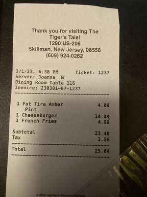 The Tiger's Tale by null