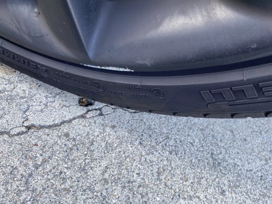 Photo of Curbside Wheel Repair - San Jose, CA, US. Before 2