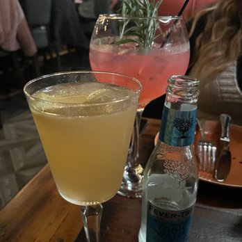 The Cozy Taberna - Peach drink in front, cranberry rosemary in the back - Tapas/Small Plates Near Me - Salem, Oregon The Cozy Taberna - Peach drink in front, cranberry rosemary in the back - Tapas/Small Plates Near Me - Salem, Oregon