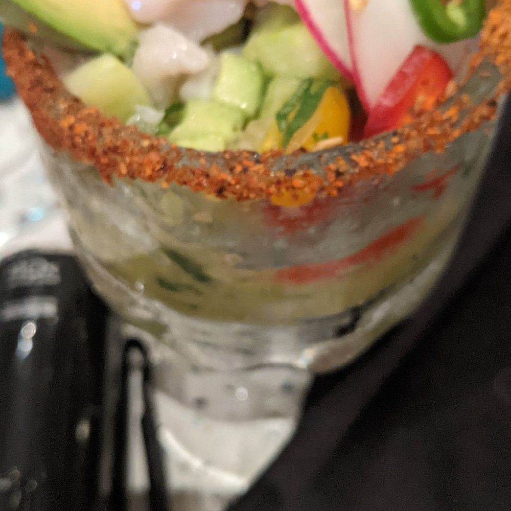 Urbe - Ceviche with sea bass - Mexican Near Me - Houston, Texas