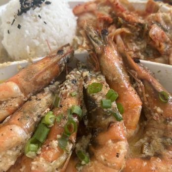 Wake Up Delicious - Garlic Shrimp - Hawaiian Near Me - Hanalei, Hawaii