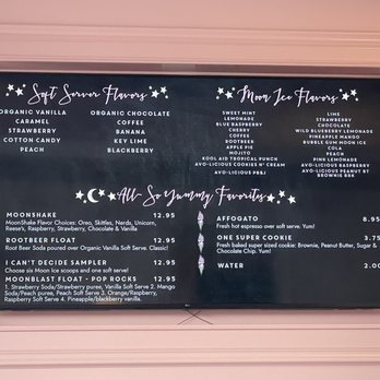 Moonstruck for Milkshakes - Menu - Yelp Events Near Me - Marina, California Moonstruck for Milkshakes - Menu - Yelp Events Near Me - Marina, California