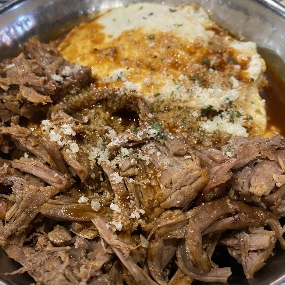 KBC - Chopped brisket with a perfectly cooked egg, smoked gouda grits, red eye gravy and a homemade biscuit. - Venues & Event Spaces Near Me - Dothan, Alabama KBC - Chopped brisket with a perfectly cooked egg, smoked gouda grits, red eye gravy and a homemade biscuit. - Venues & Event Spaces Near Me - Dothan, Alabama