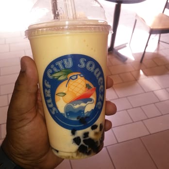 Surf City Squeeze - Cantaloupe Fruit Boba - Juice Bars & Smoothies Near Me - Antioch, California