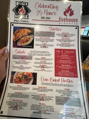 Menu photo 1 Firehouse Pizzeria Logan, UT Menu photo 1 Firehouse Pizzeria Logan, UT