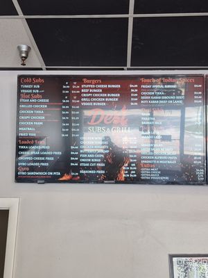 Menu photo 1 Desi Subs & Grill West Palm Beach, FL Menu photo 1 Desi Subs & Grill West Palm Beach, FL
