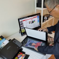 Portable Pics - We remove photos from albums carefully and we scan the whole album page if photos are glued permanently
