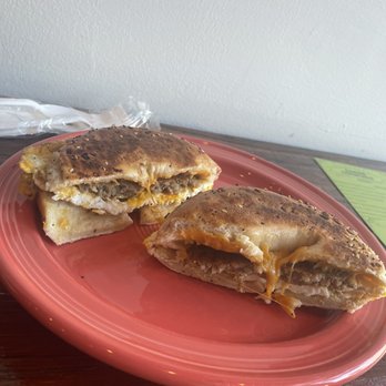Brewer's Cafe - Egg, cheese and sausage on everything bagel - Coffee & Tea Near Me - Richmond, Virginia