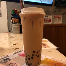 Okinawa brown sugar milk tea
