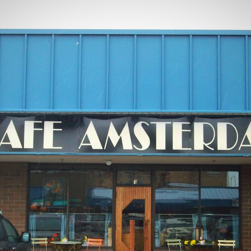Cafe Amsterdam - the front of the restaurant - Breakfast & Brunch Near Me - Anchorage, Alaska Cafe Amsterdam - the front of the restaurant - Breakfast & Brunch Near Me - Anchorage, Alaska