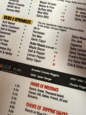 Menu photo 4 Wow Wing House Cape Coral, FL Menu photo 4 Wow Wing House Cape Coral, FL