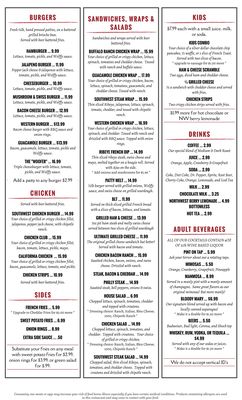 Menu photo 6 Wolffy's Hamburgers Airway Heights, WA Menu photo 6 Wolffy's Hamburgers Airway Heights, WA