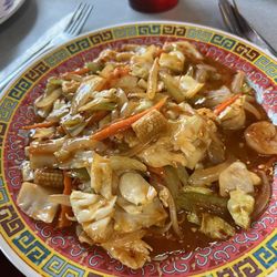 Royal Garden Chinese Restaurant - Human spicy Chicken and shrimp