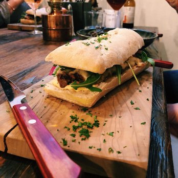 Brinken - Ciabatta with mushroom stew - Traditional Swedish Near Me - Stockholm, Alberta Brinken - Ciabatta with mushroom stew - Traditional Swedish Near Me - Stockholm, Alberta