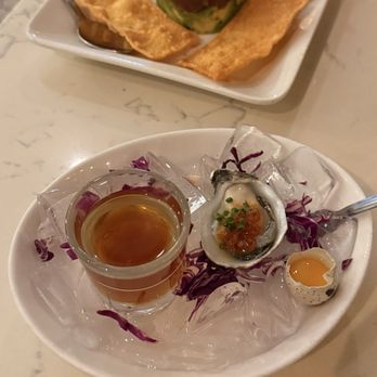 EMC Seafood & Raw Bar - Oyster shooter - Seafood Near Me - San Jose, California EMC Seafood & Raw Bar - Oyster shooter - Seafood Near Me - San Jose, California