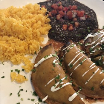 Cahill Bistro - Veggie empanadas with rice and beans - Latin American Near Me - Edina, Minnesota Cahill Bistro - Veggie empanadas with rice and beans - Latin American Near Me - Edina, Minnesota