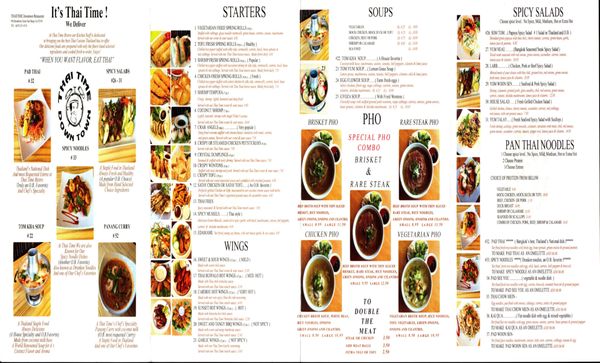 Menu photo 8 Thai Time San Diego, CA