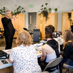 Advanced color education with Derrick Zeno from Goldwell