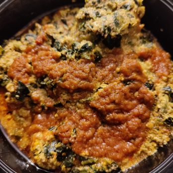 Mama Philo’s African Cuisine - Mixed meat egusi soup - African Near Me - Elmont, New York Mama Philo’s African Cuisine - Mixed meat egusi soup - African Near Me - Elmont, New York