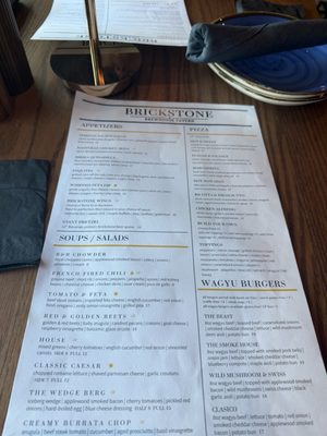 Menu photo 1 Brickstone Brewhouse Raynham, MA