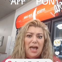 Burton's Food Store - Caroline requesting people call her to give donation money for hurricane victims.